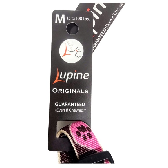 NWT Lupine Pet Dog Collar & Lead - Tickled Pink - Picture 11 of 16